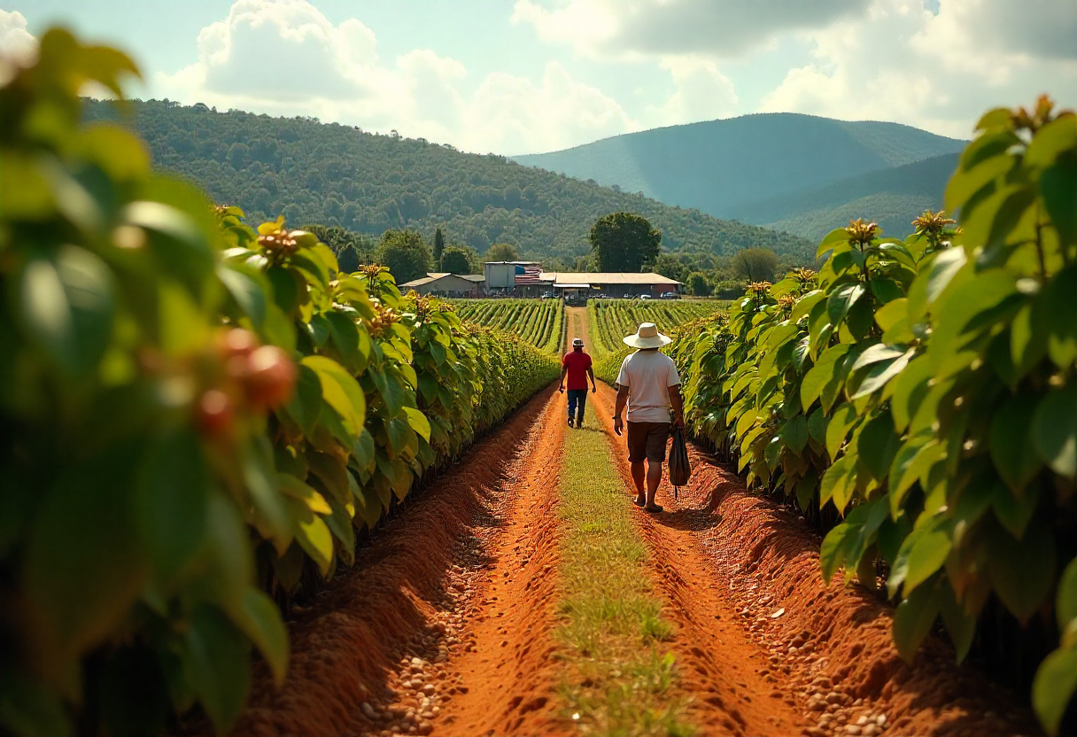 Café do Brasil sofre com taxa de 50% nos EUA mas cresce no resto do mundo