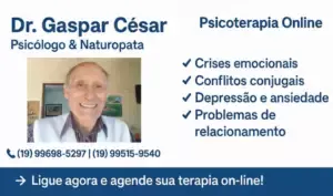 Dr.Gaspar Cesar – Naturopata e Psicanalista