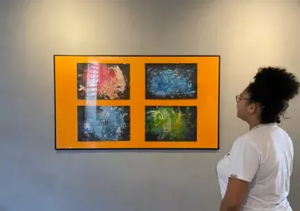 Obra da exposição Expressões Radicais. Foto de Ana Paula Benini