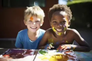 dia-das-crianças-cena-realista-com-criancas-pequenas-com-autismo-brincando
