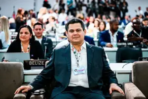 Alcolumbre na abertura da COP30 falando sobre proteção do meio ambiente