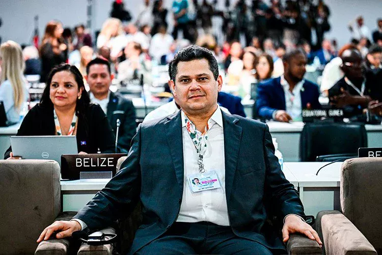 Alcolumbre na abertura da COP30 falando sobre proteção do meio ambiente