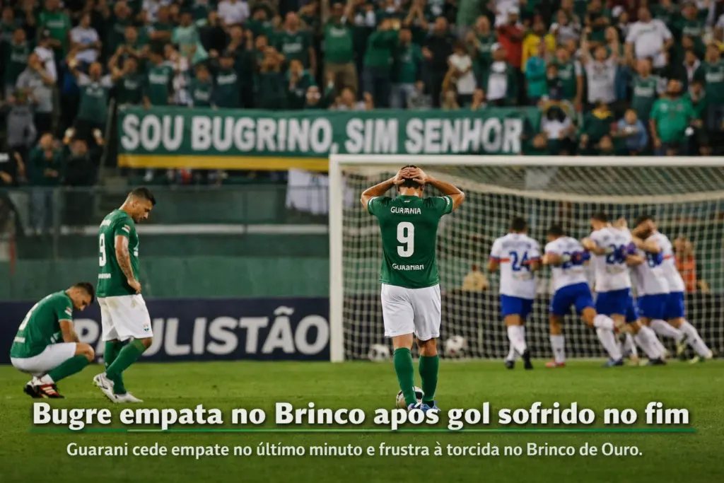 Bugre empata no Brinco