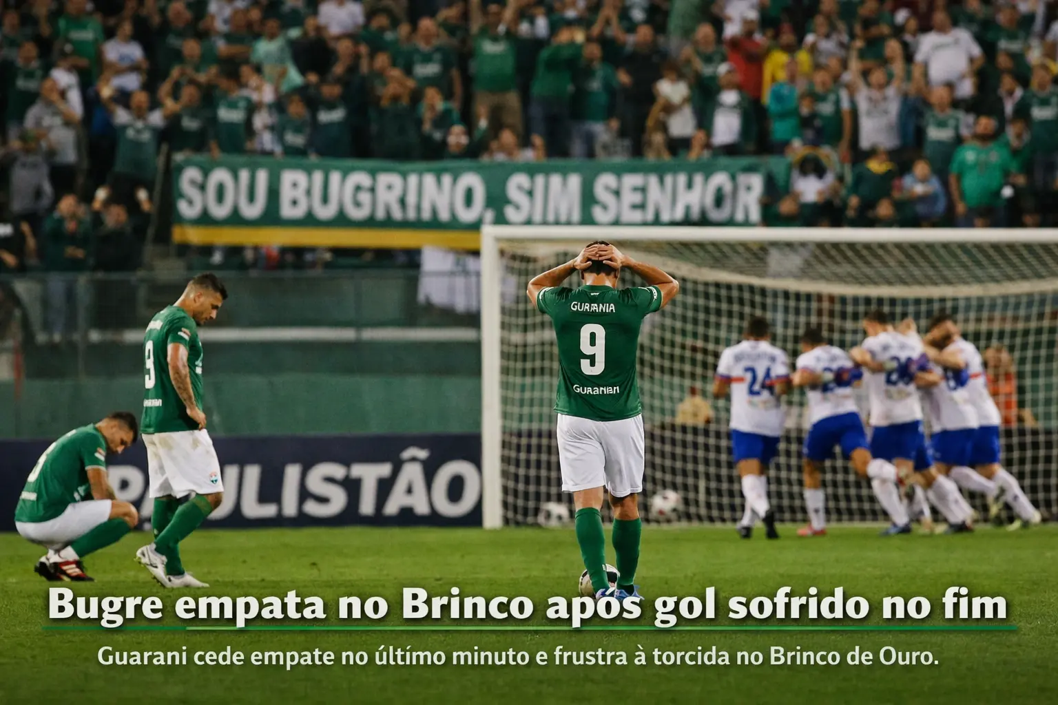 Bugre empata no Brinco