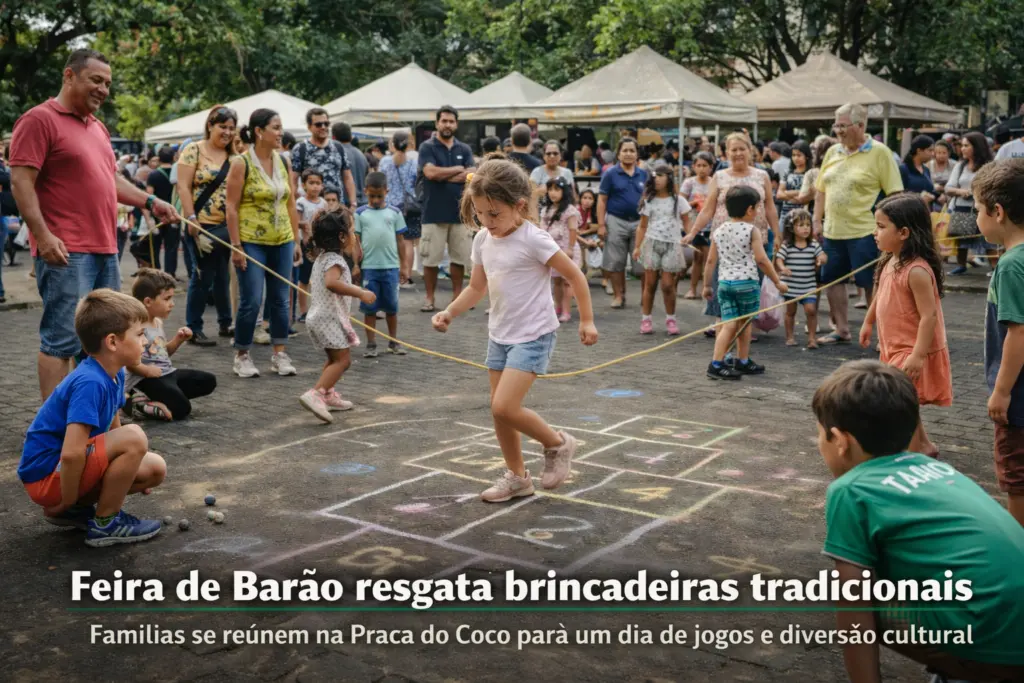 Feira de Barão brincadeiras tradicionais