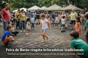 Feira de Barão brincadeiras tradicionais