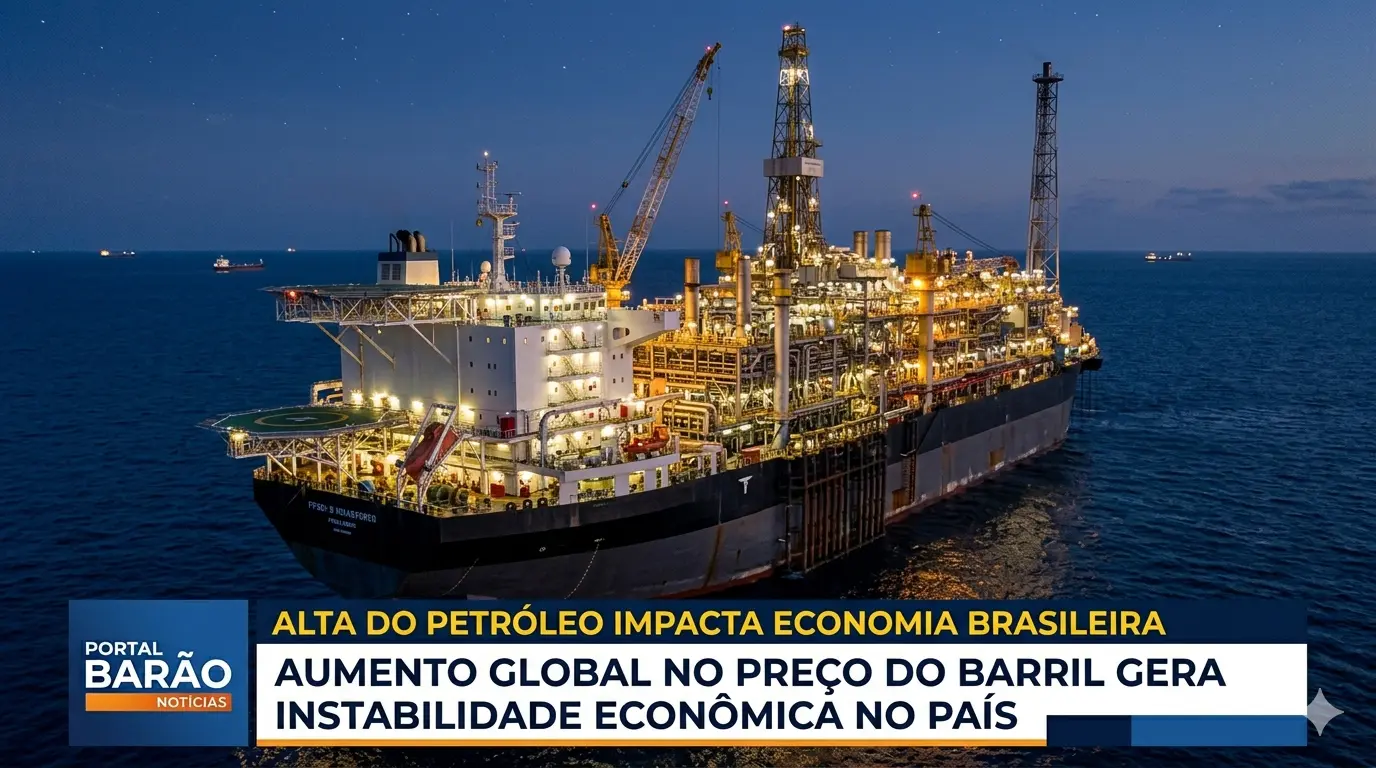 alta do petróleo impacta economia brasileira