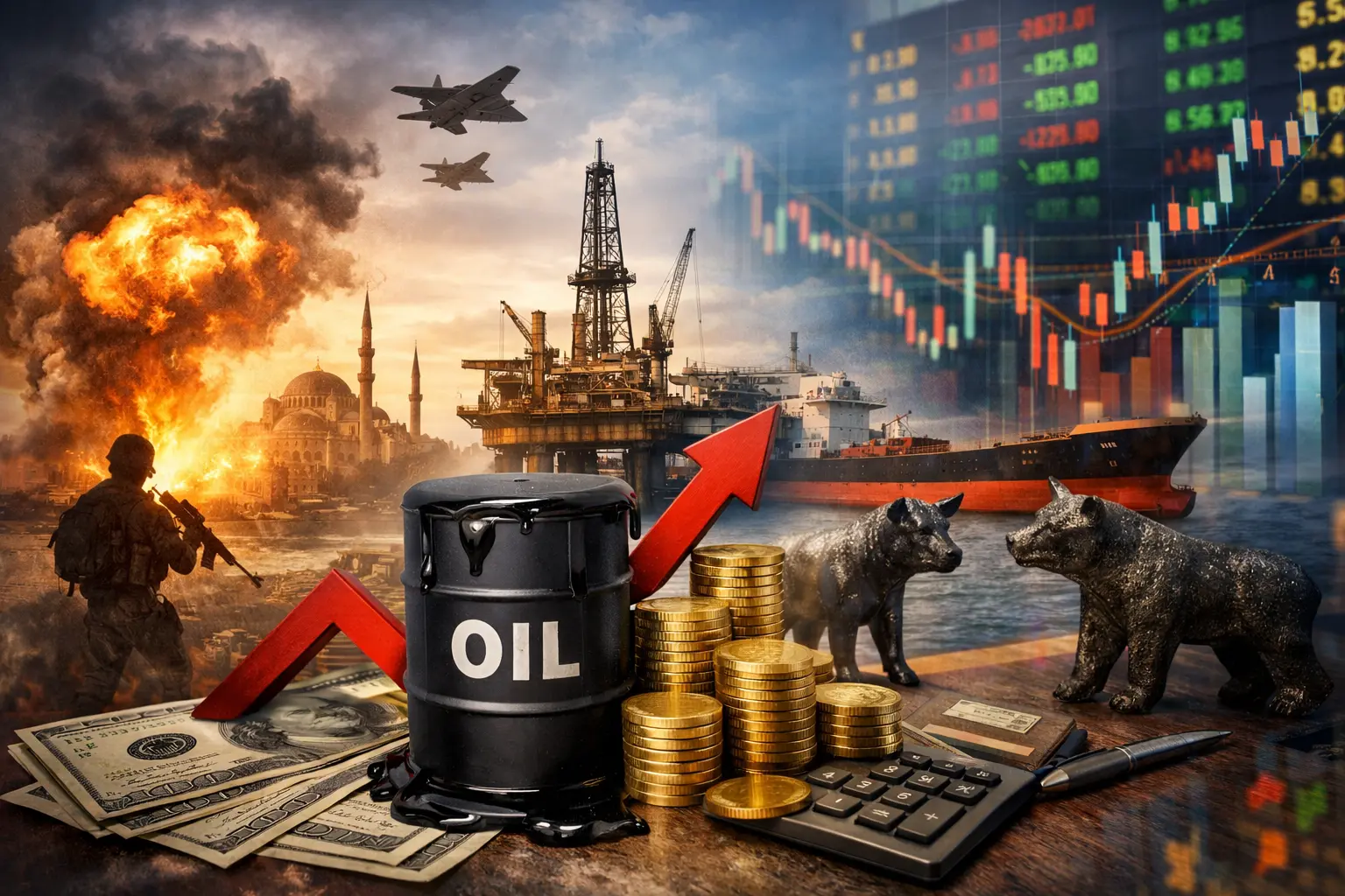 conflito no Oriente Médio investimentos petróleo mercado global
