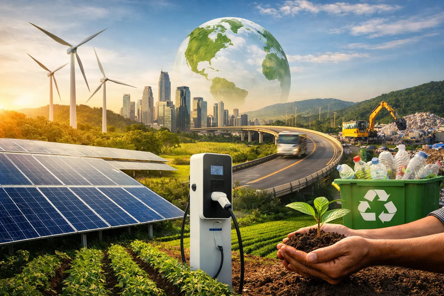 economia verde desenvolvimento sustentável energia renovável