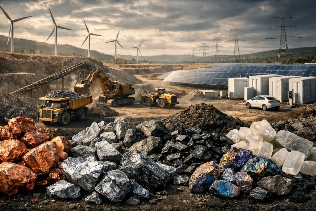 minerais críticos na transição energética