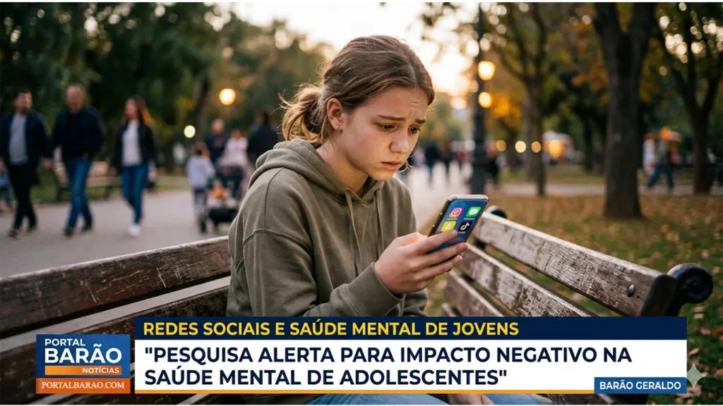 redes sociais e saúde mental de jovens