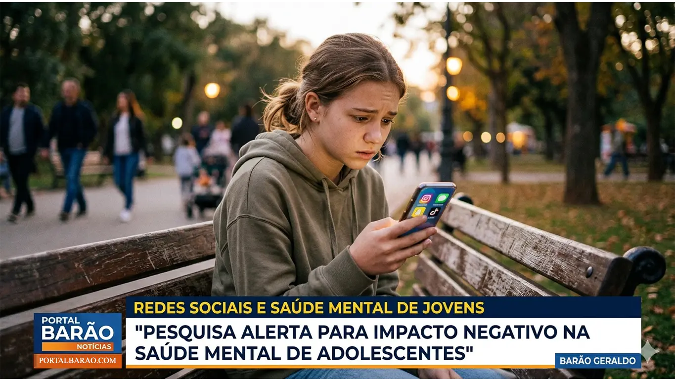 redes sociais e saúde mental de jovens
