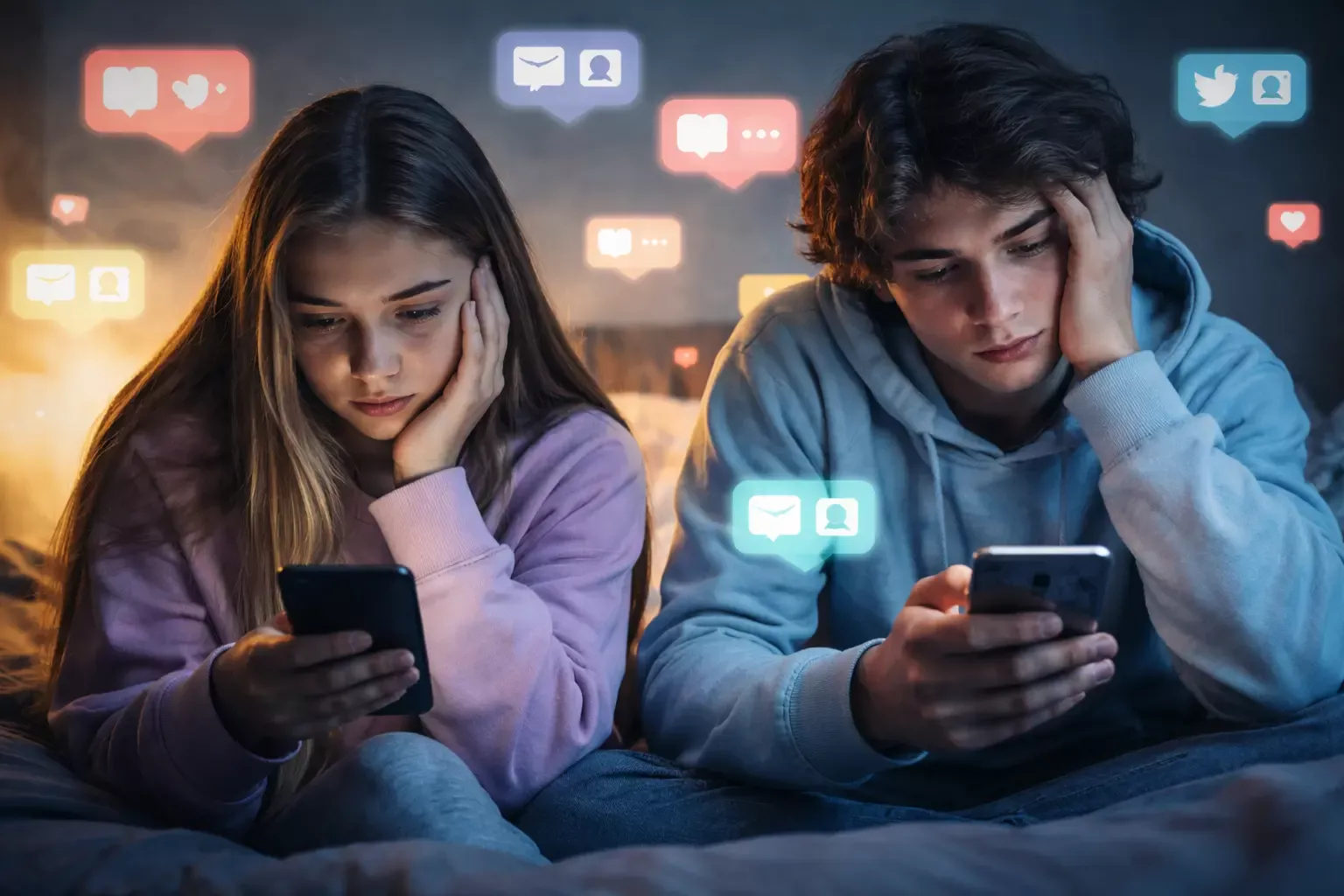 redes sociais e saúde mental de jovens