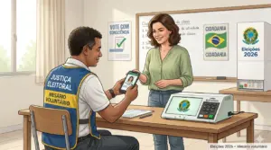 mesário nas eleições 2026