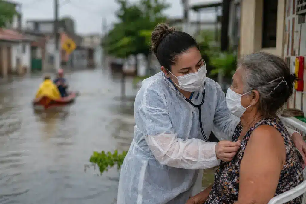saúde em emergências climáticas