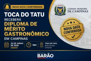 Diploma de Mérito Gastronômico em Barão Geraldo Campinas