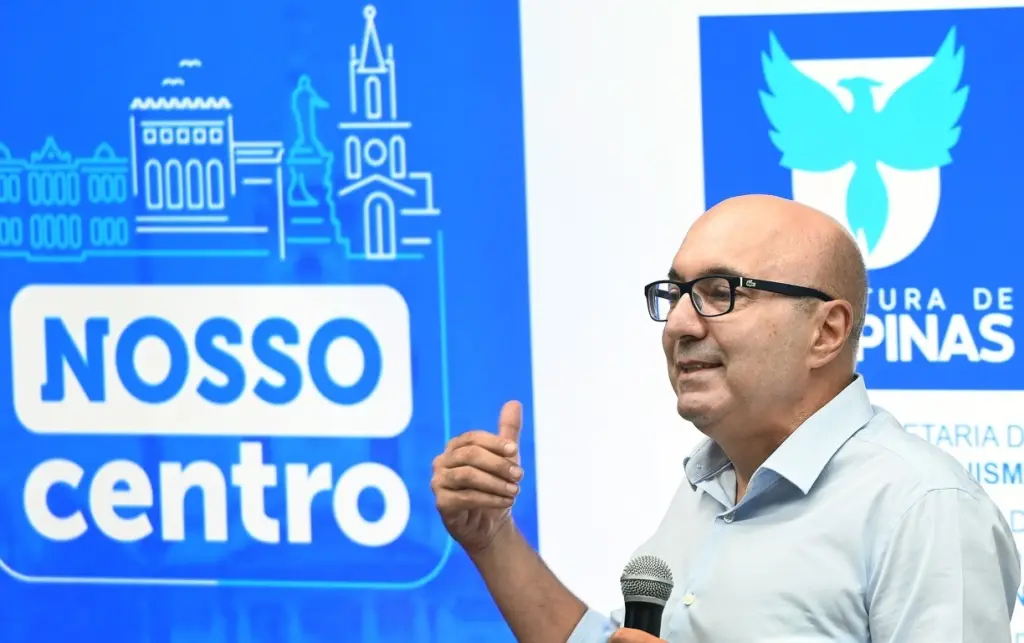 incentivos no centro de Campinas com prédios comerciais e movimento urbano