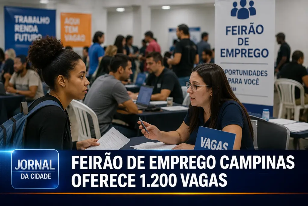feirão de emprego Campinas com candidatos e recrutadores