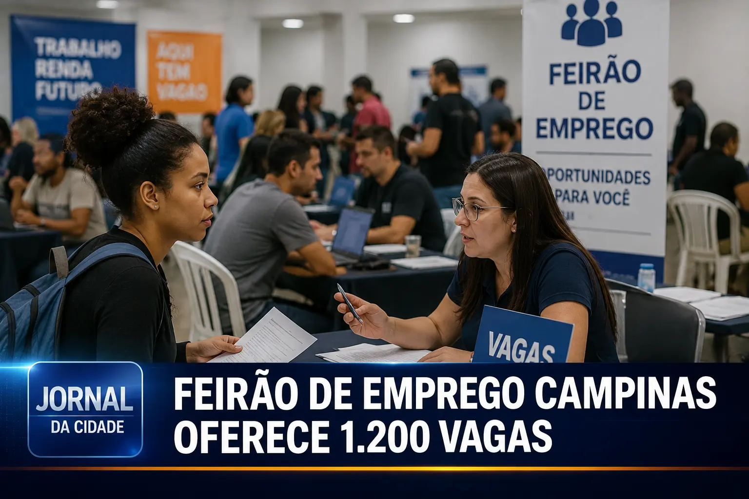 feirão de emprego Campinas com candidatos e recrutadores