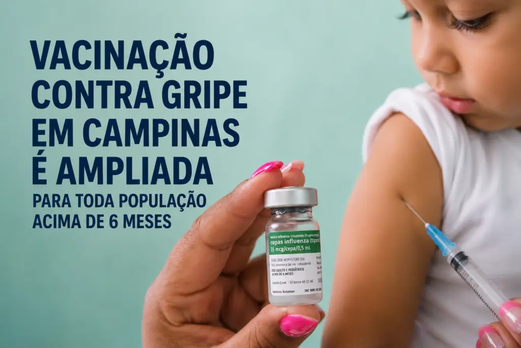 vacinação contra gripe em Campinas