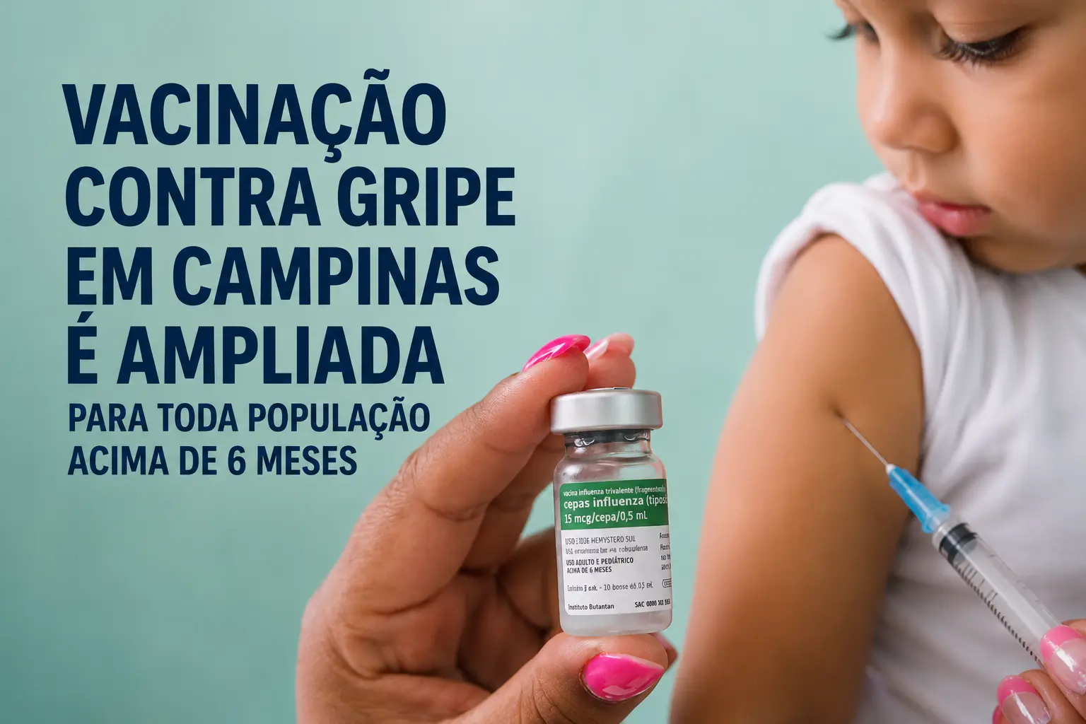 vacinação contra gripe em Campinas