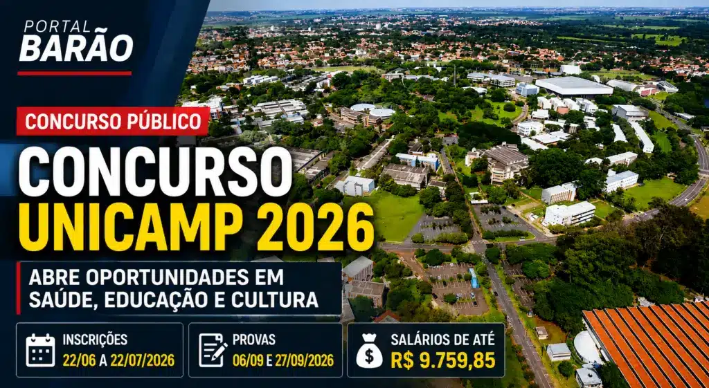 Concurso Unicamp 2026