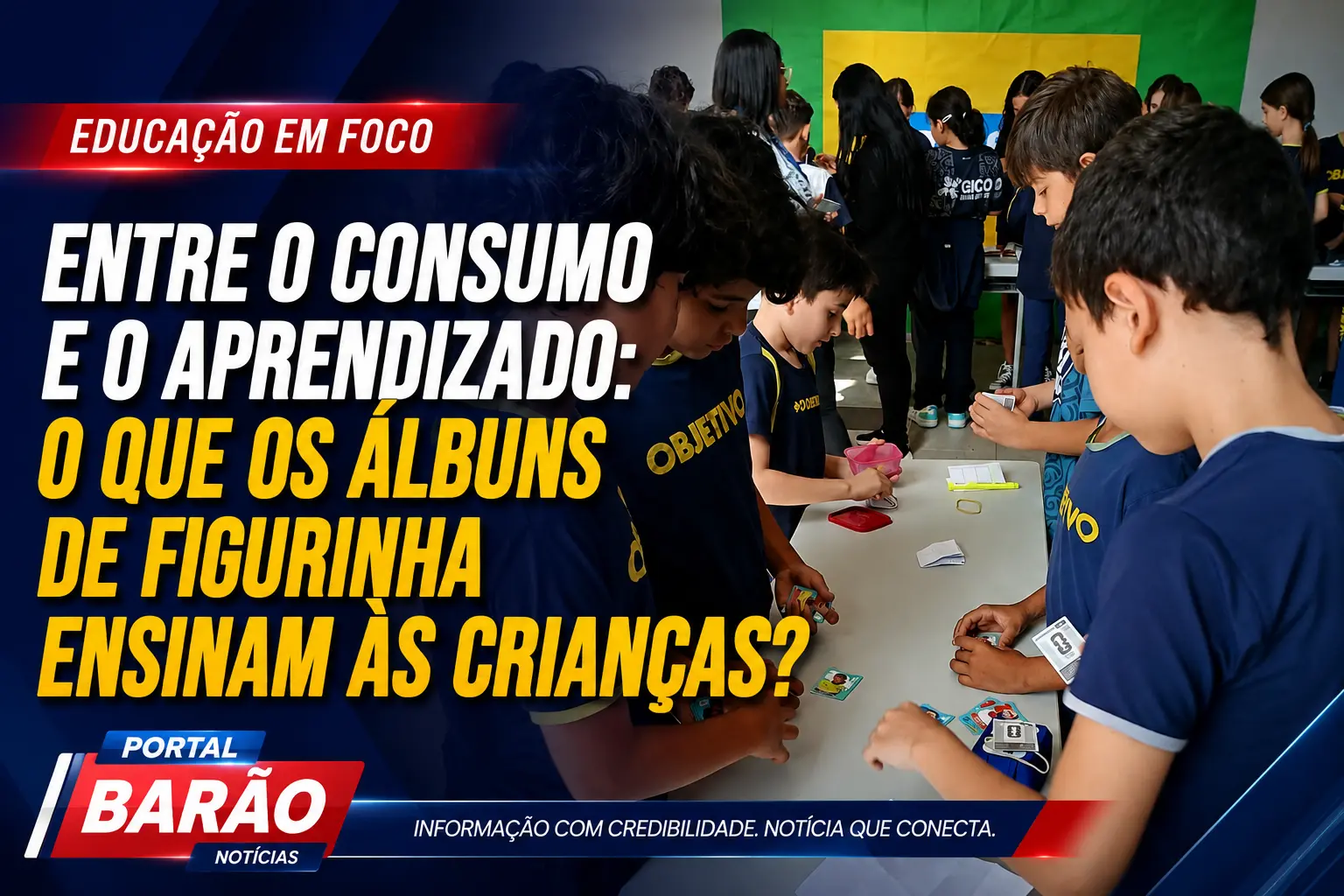 álbum de figurinha contribui para o desenvolvimento infantil