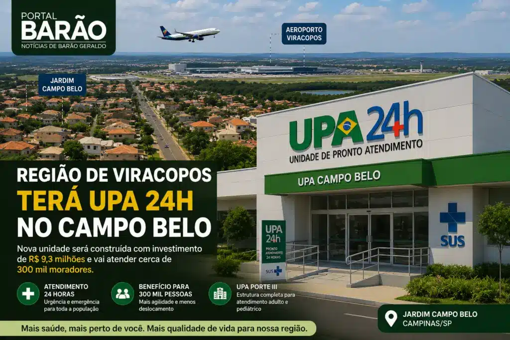 UPA Campo Belo será construída na região de Viracopos em Campinas