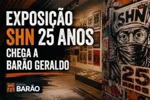 registro da exposição ou das obras do coletivo SHN no Pavão Cultural.